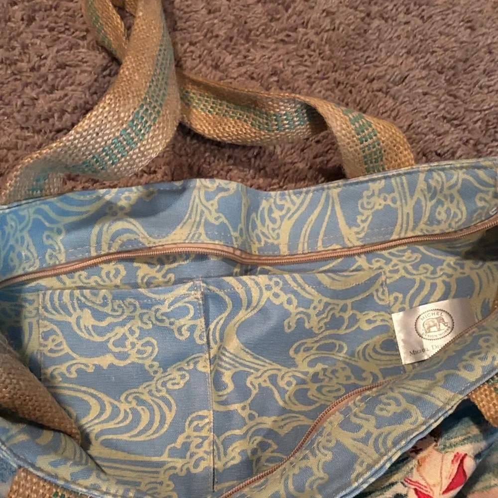 Vintage Seaside Print Tote Bag - Picture 5 of 5
